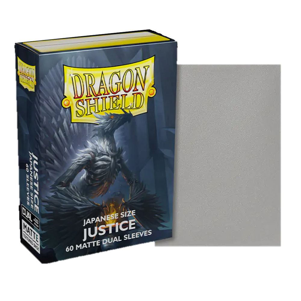 DRAGON SHIELD JAPANESE SIZE SLEEVES JUSTICE - MATTE DUAL 60CT