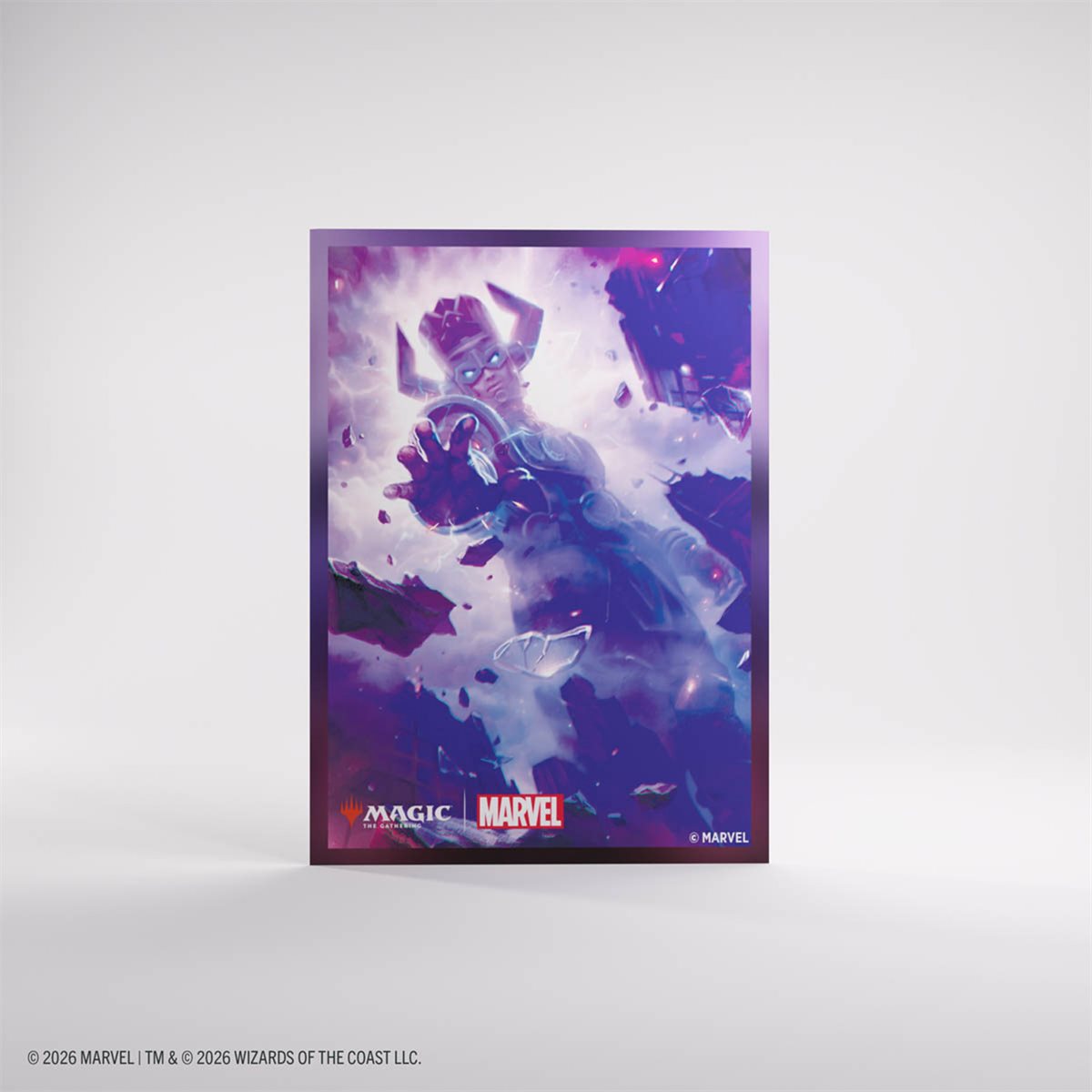 Sleeves: Magic: The Gathering-Marvel Super Heroes: Premium Art Sleeves: Galactus Token
