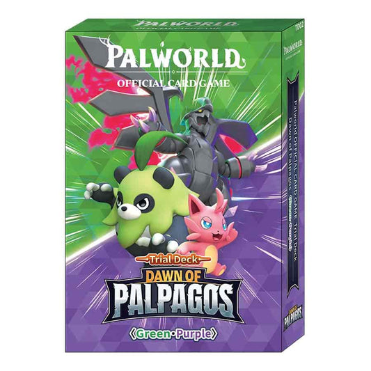 PALWORLD DAWN OF PALPAGOS GREEN/PURPLE TRIAL DECK