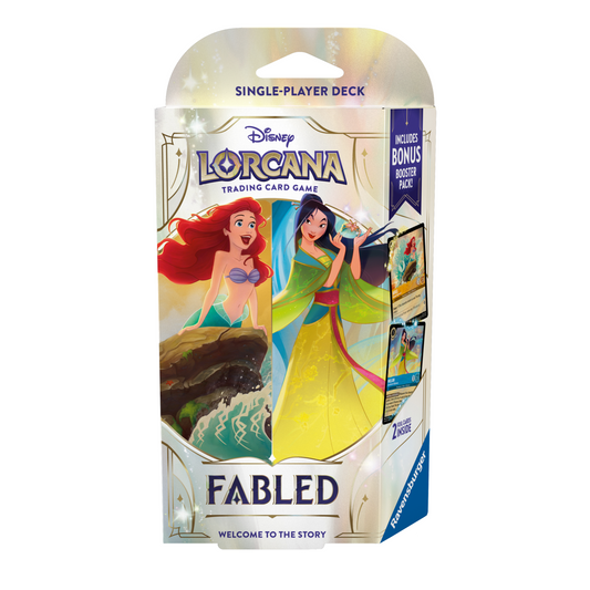 Disney Lorcana - Fabled - Starter Deck - Ariel & Mulan (English)