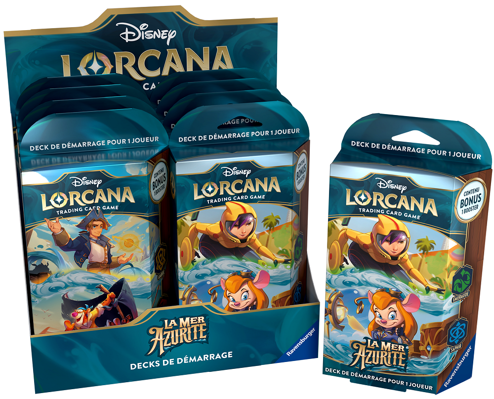 DISNEY LORCANA AZURITE SEA STARTER DISPLAY (FRENCH)  2024-11-15