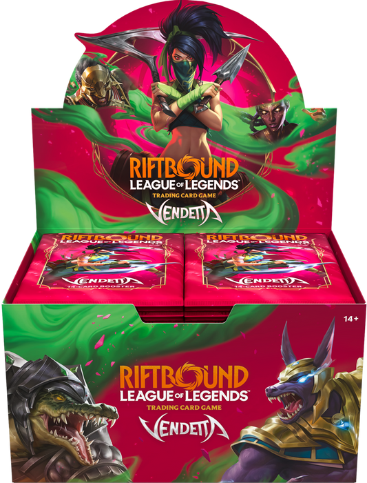 RIFTBOUND LEAGUE OF LEGENDS TCG VENDETTA BOOSTER 31 juillet 2026