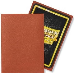 DRAGON SHIELD STANDARD SIZE SLEEVES COPPER - MATTE  100CT