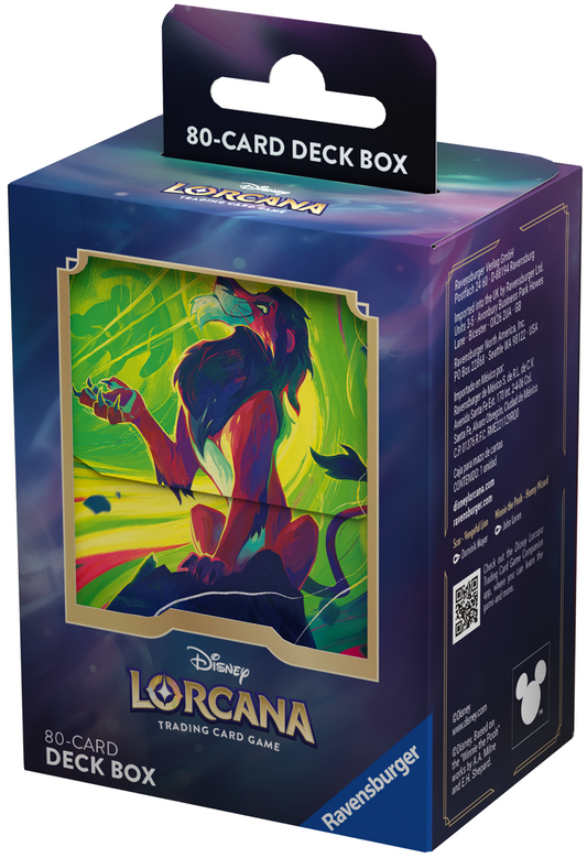 DISNEY LORCANA DECK BOX SET 6 BOX A SCAR