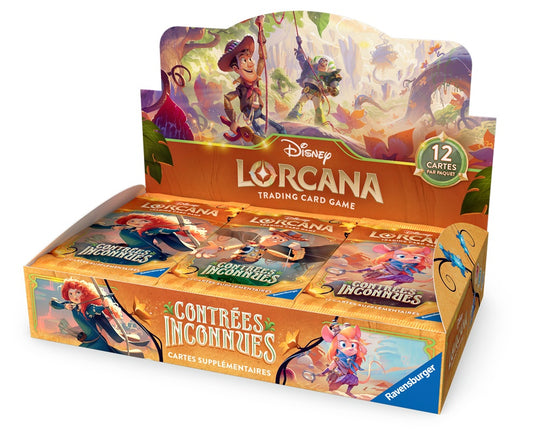 DISNEY LORCANA FRENCH (Français) SET 12 WILDS UNKNOWN BOOSTER