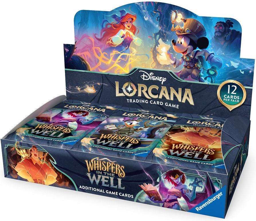 (ENGLISH) DISNEY LORCANA SET 10 WHISPERS IN THE WELL BOOSTER BOX