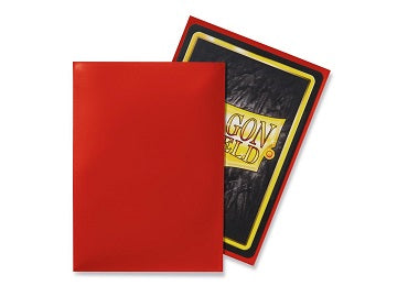 DRAGON SHIELD STANDARD SIZE SLEEVES CRIMSON - CLASSIC 100CT