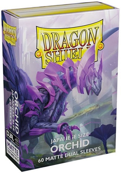 DRAGON SHIELD JAPANESE SIZE SLEEVES ORCHID - MATTE DUAL 60CT