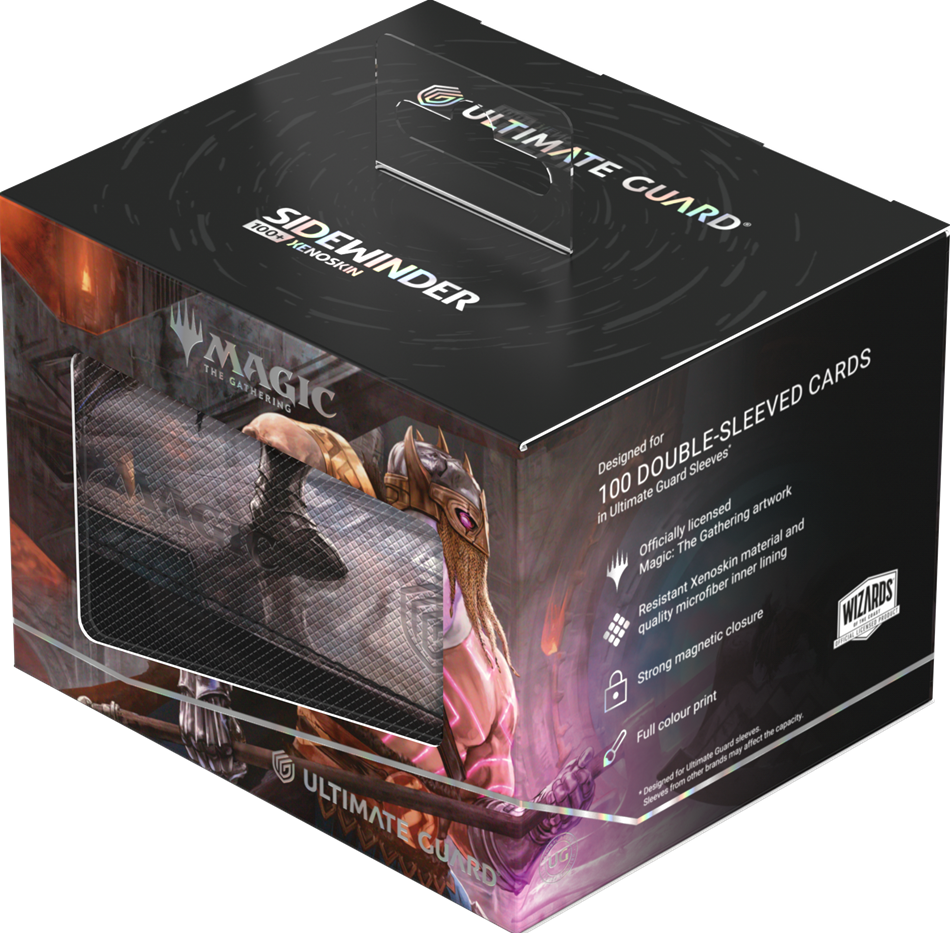 UG DECK CASE SIDEWINDER 100+ XENOSKIN MTG REALITY FRACTURE - GREEN RARE 1