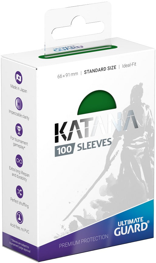 SLEEVES KATANA GREEN 100CT