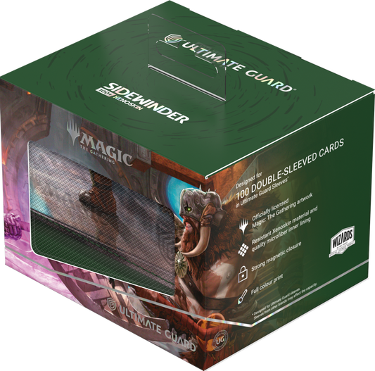 UG DECK CASE SIDEWINDER 100+ XENOSKIN MTG REALITY FRACTURE - GREEN RARE 2