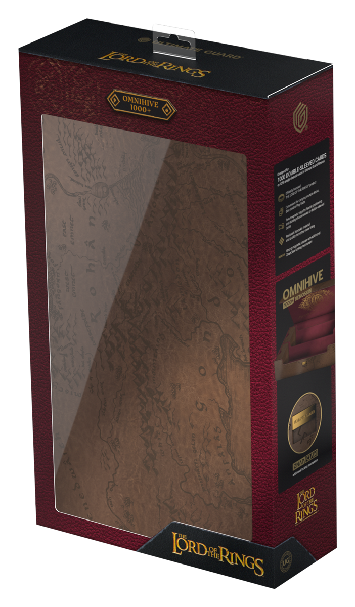 UG DECK CASE OMNIHIVE 1000+ LOTR PLACES OF MIDDLE EARTH