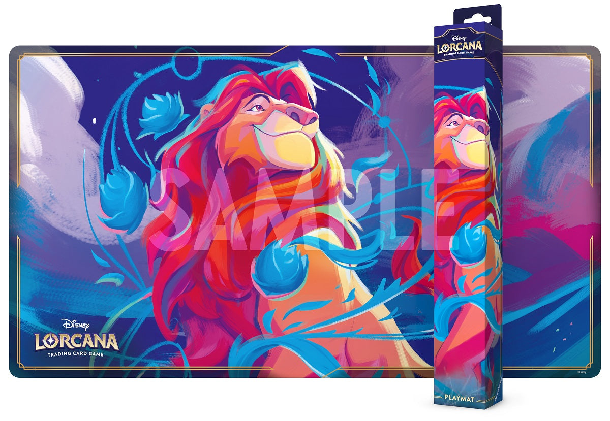 DISNEY LORCANA PLAYMAT SET 9 MAT B MUFASA (12)
