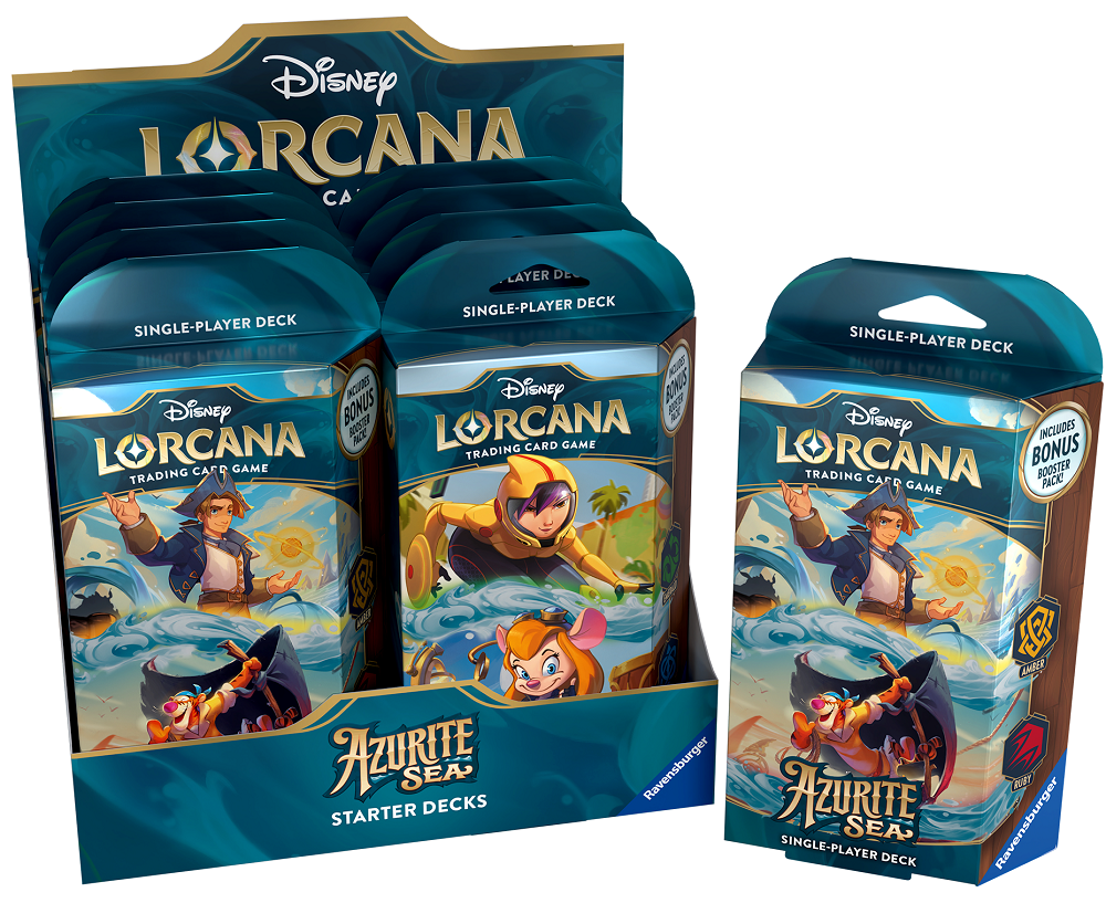 DISNEY LORCANA AZURITE SEA STARTER DISPLAY (ENGLISH)  2024-11-15