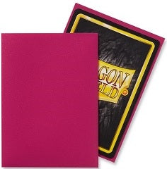DRAGON SHIELD STANDARD SIZE SLEEVES MAGENTA - MATTE 100CT