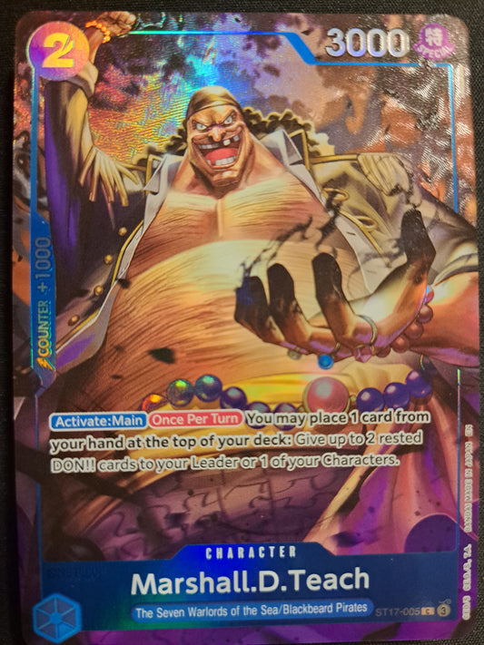 Marshall.D.Teach (Seven Warlords of the Sea Binder Set) [One Piece Promotion Cards]