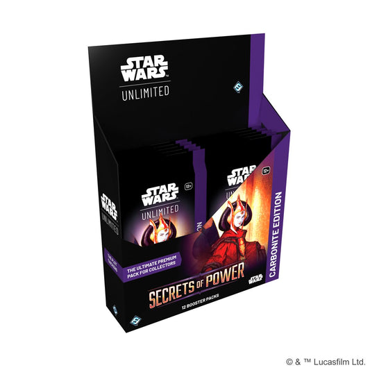 Star Wars: Unlimited - Secrets of Power - Carbonite Booster Display (EN) ^ Oct 31 2025