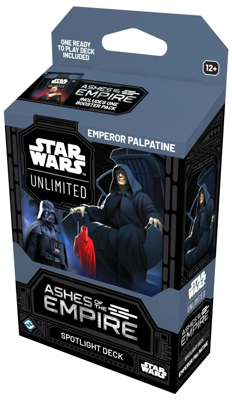 Star Wars Unlimited - Ashes of the Empire Spotlight Deck (Emperor Palpatine) July 10, 2026.