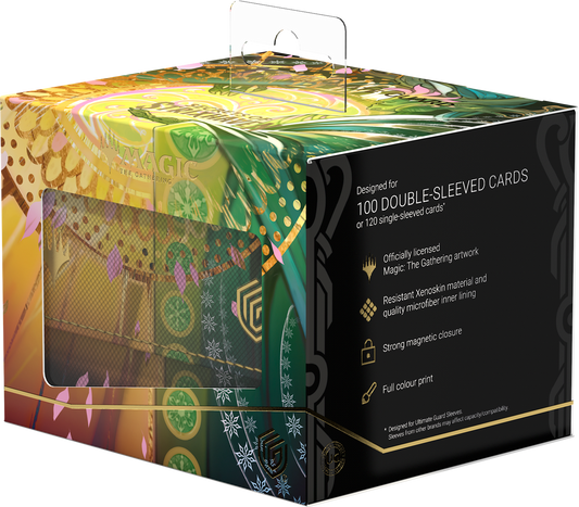 UG DECK CASE SIDEWINDER 100+ XENOSKIN MTG SECRETS OF STRIXHAVEN - GREEN RARE