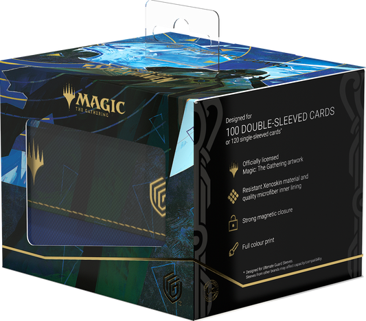 UG DECK CASE SIDEWINDER 100+ XENOSKIN MTG SECRETS OF STRIXHAVEN - BLUE RARE
