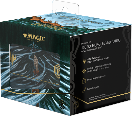 UG DECK CASE SIDEWINDER 100+ XENOSKIN MTG SECRETS OF STRIXHAVEN - BLUE MYTHIC 2