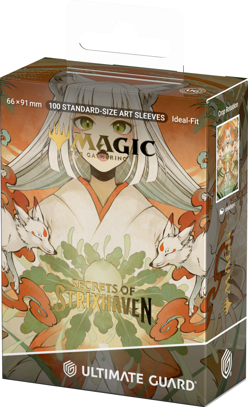 UG ART SLEEVES MTG SECRETS OF STRIXHAVEN - GREEN RARE