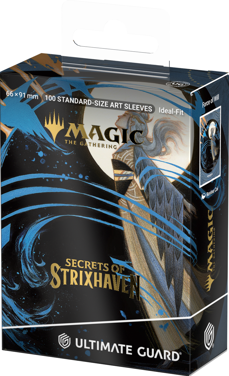 UG ART SLEEVES MTG SECRETS OF STRIXHAVEN - BLUE MYTHIC 3