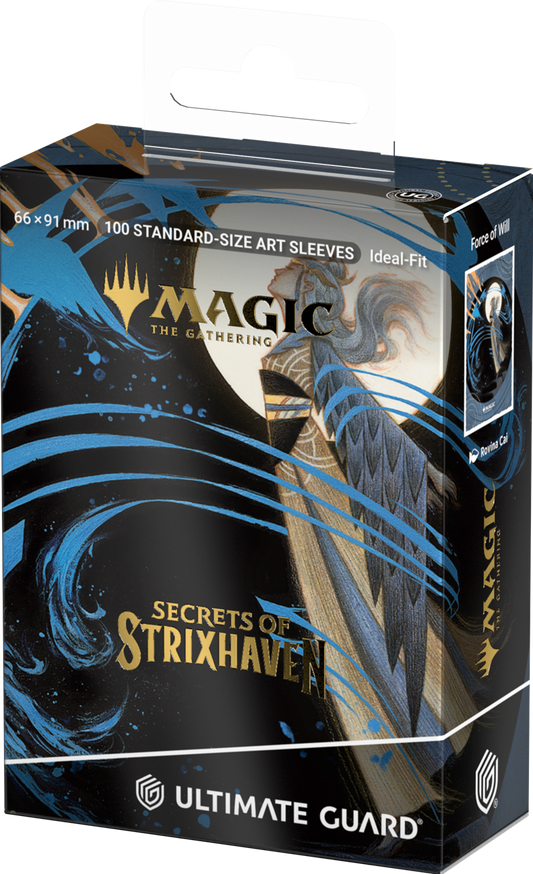 UG ART SLEEVES MTG SECRETS OF STRIXHAVEN - BLUE MYTHIC 3
