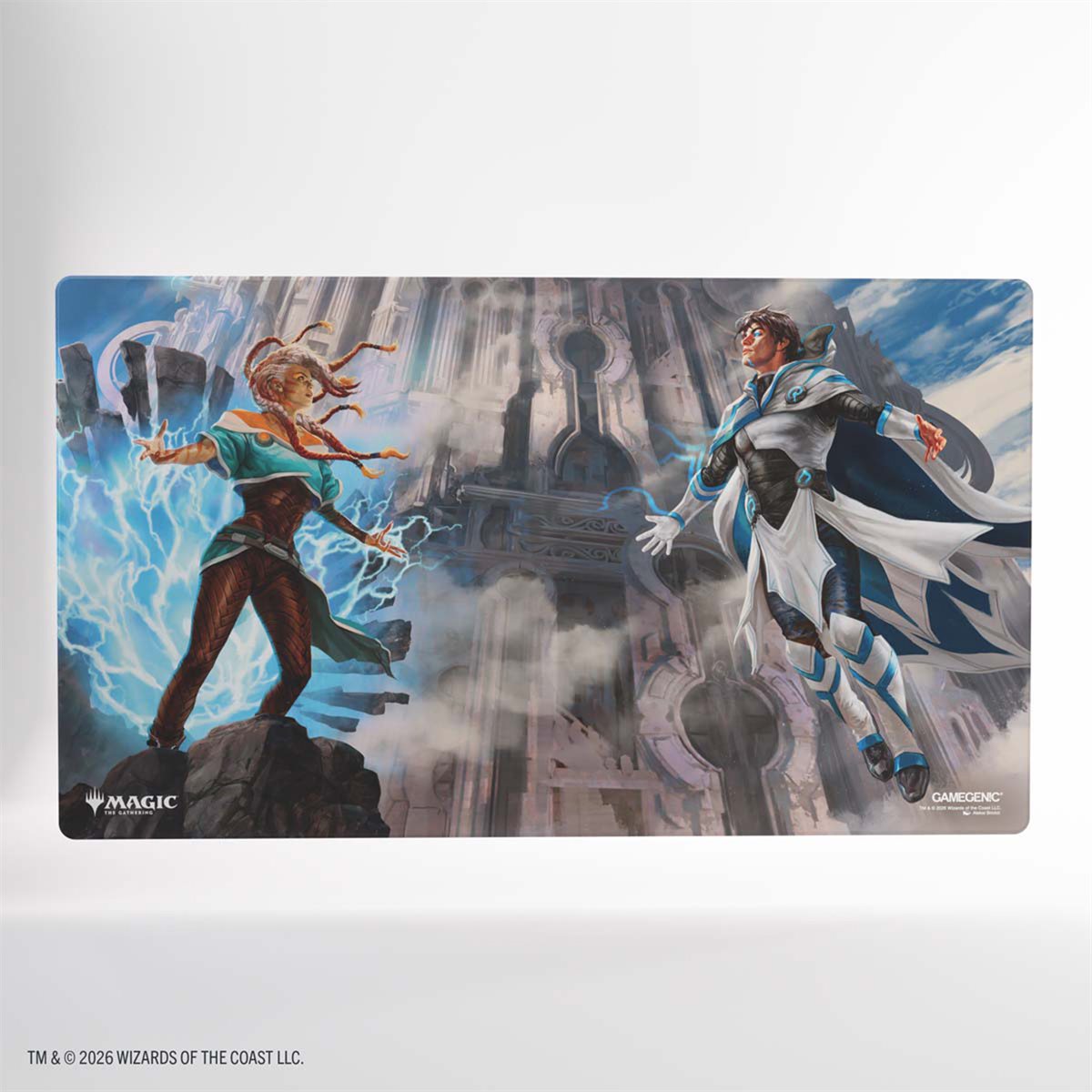 Playmat: Magic: The Gathering - Reality Fracture Shiny Playmat - Tam Beleren, Conflicted / Jace, Build