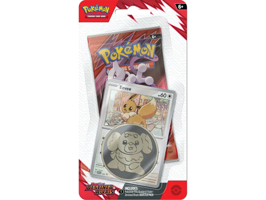 Pokemon SV10 Destined Rivals Checklane Blister (Eevee)