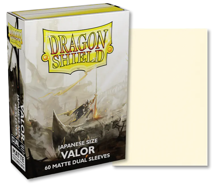DRAGON SHIELD JAPANESE SIZE SLEEVES VALOR - MATTE DUAL 60CT