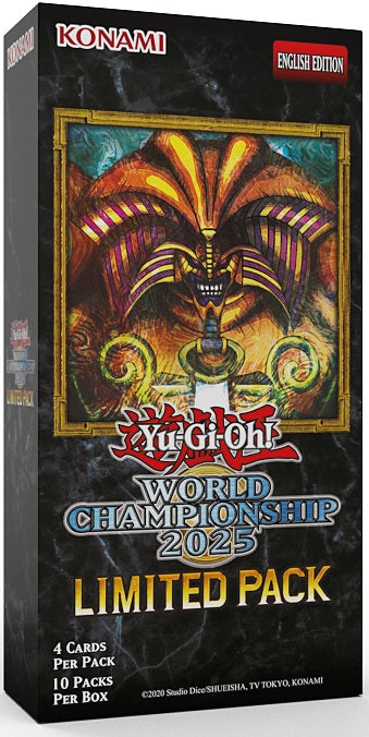 YGO LIMITED PACK WORLD CHAMPIONSHIP BOOSTER BOX 2025 (30.08.2025)