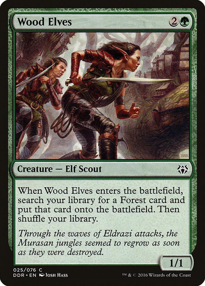 Wood Elves [Duel Decks: Nissa vs. Ob Nixilis] - La Boîte Mystère ( The Mystery Box)
