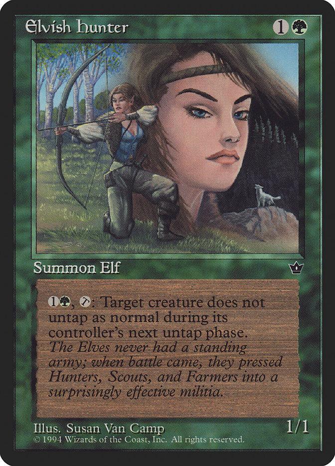 Elvish Hunter (Susan Van Camp) [Fallen Empires] - La Boîte Mystère ( The Mystery Box)