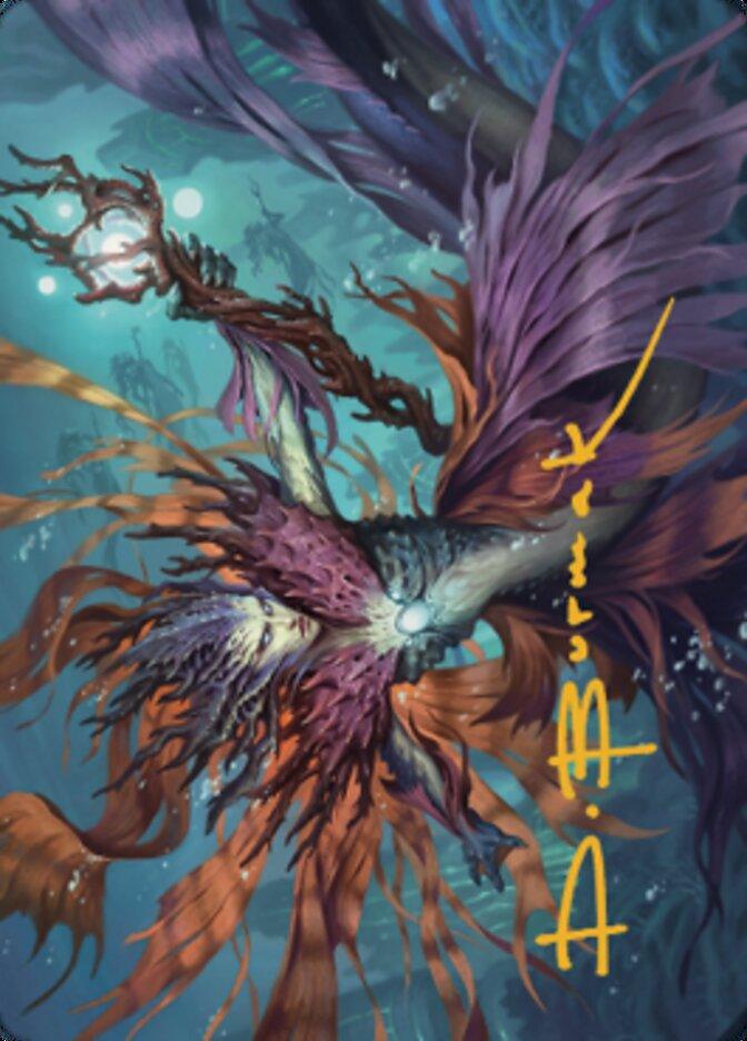 Vodalian Hexcatcher Art Card (Gold-Stamped Signature) [Dominaria United Art Series] - La Boîte Mystère ( The Mystery Box)