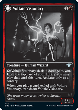 Voltaic Visionary // Volt-Charged Berserker [Innistrad: Double Feature] - La Boîte Mystère ( The Mystery Box)