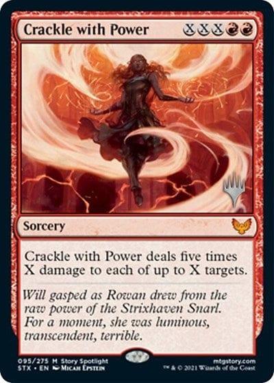 Crackle with Power (Promo Pack) [Strixhaven: School of Mages Promos] - La Boîte Mystère ( The Mystery Box)