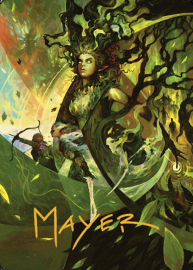 Titania's Command Art Card (Gold-Stamped Signature) [The Brothers' War Art Series] - La Boîte Mystère ( The Mystery Box)