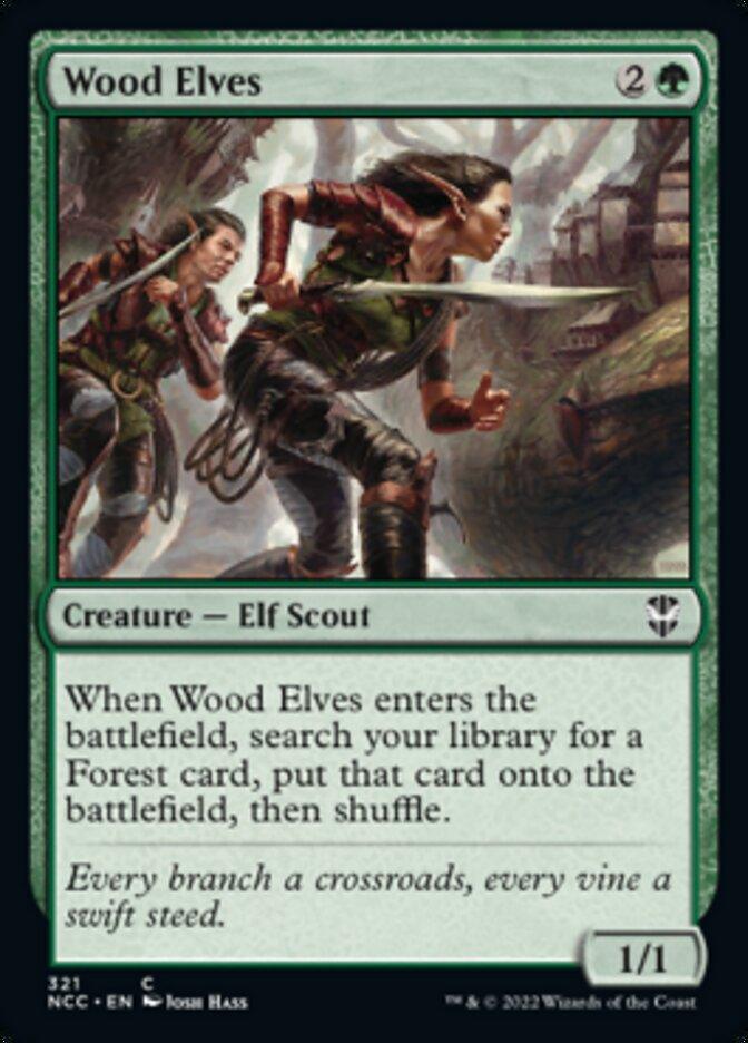 Wood Elves [Streets of New Capenna Commander] - La Boîte Mystère ( The Mystery Box)