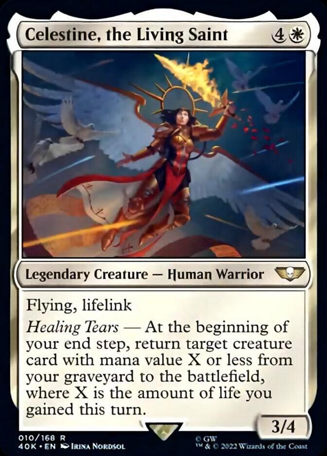 Celestine, the Living Saint [Universes Beyond: Warhammer 40,000] - La Boîte Mystère ( The Mystery Box)