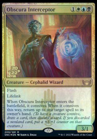 Obscura Interceptor [Streets of New Capenna Prerelease Promos] - La Boîte Mystère ( The Mystery Box)