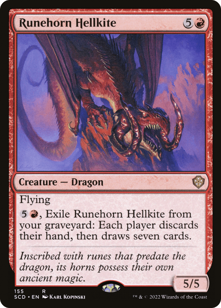 Runehorn Hellkite [Starter Commander Decks] - La Boîte Mystère ( The Mystery Box)
