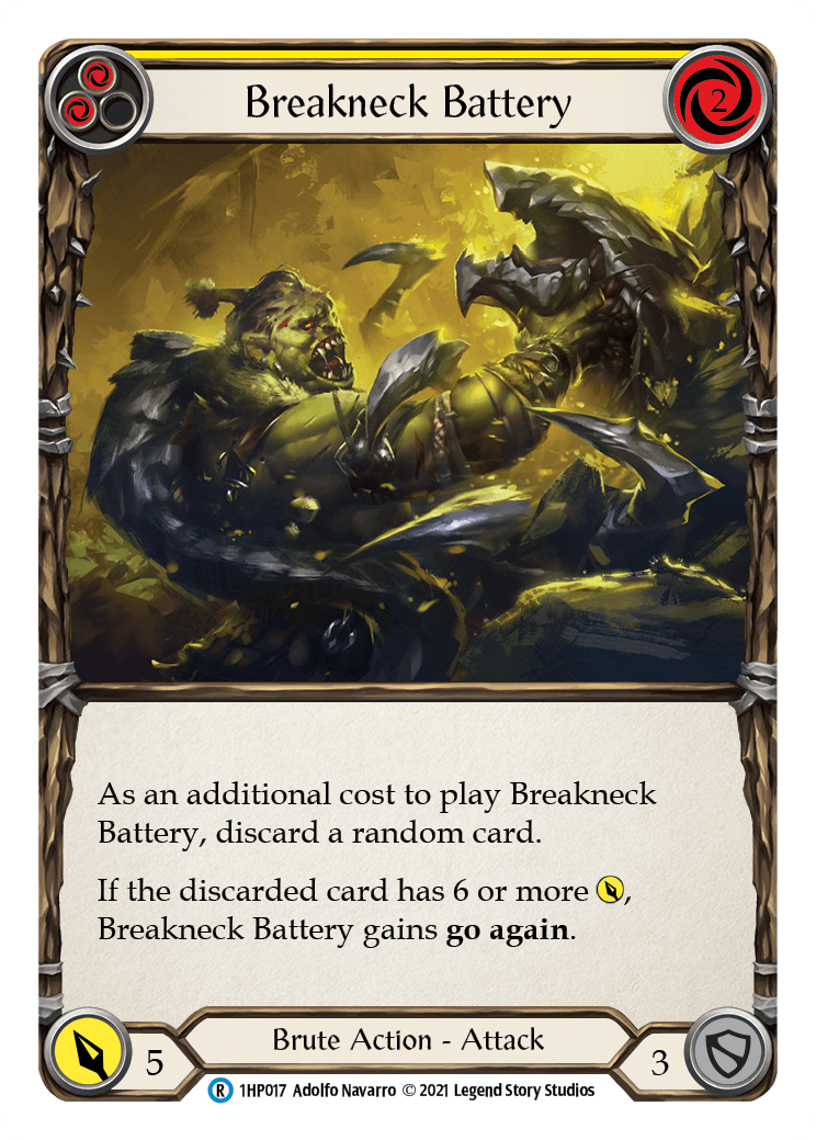 Breakneck Battery (Yellow) [1HP017] - La Boîte Mystère ( The Mystery Box)