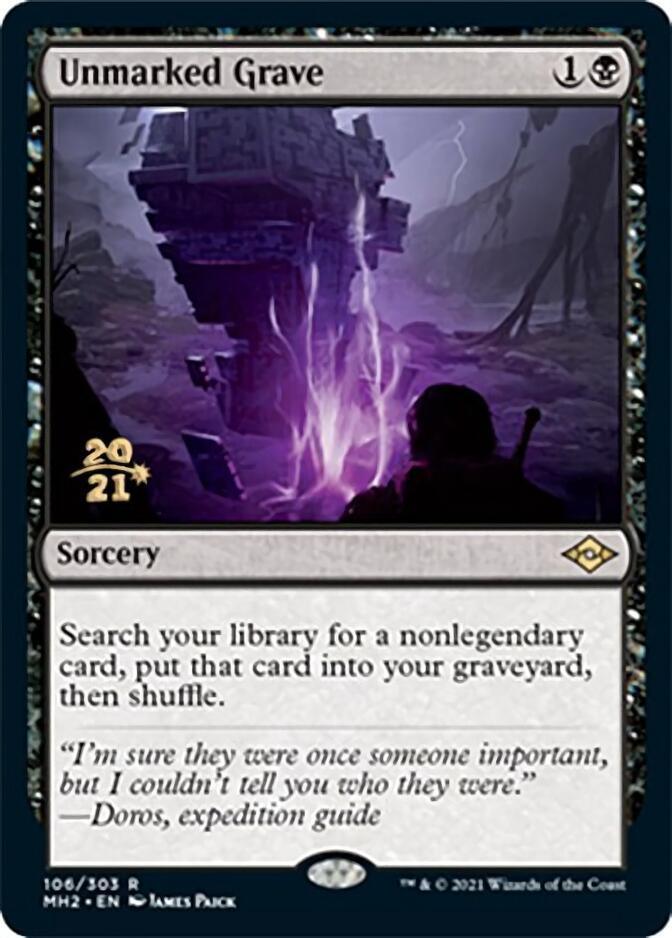 Unmarked Grave [Modern Horizons 2 Prerelease Promos] - La Boîte Mystère ( The Mystery Box)