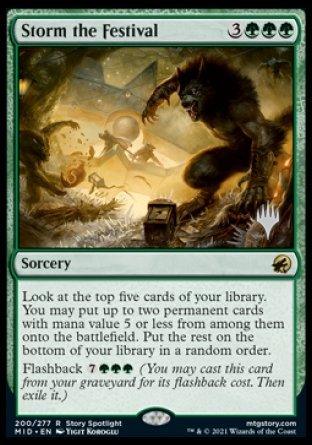 Storm the Festival (Promo Pack) [Innistrad: Midnight Hunt Promos] - La Boîte Mystère ( The Mystery Box)