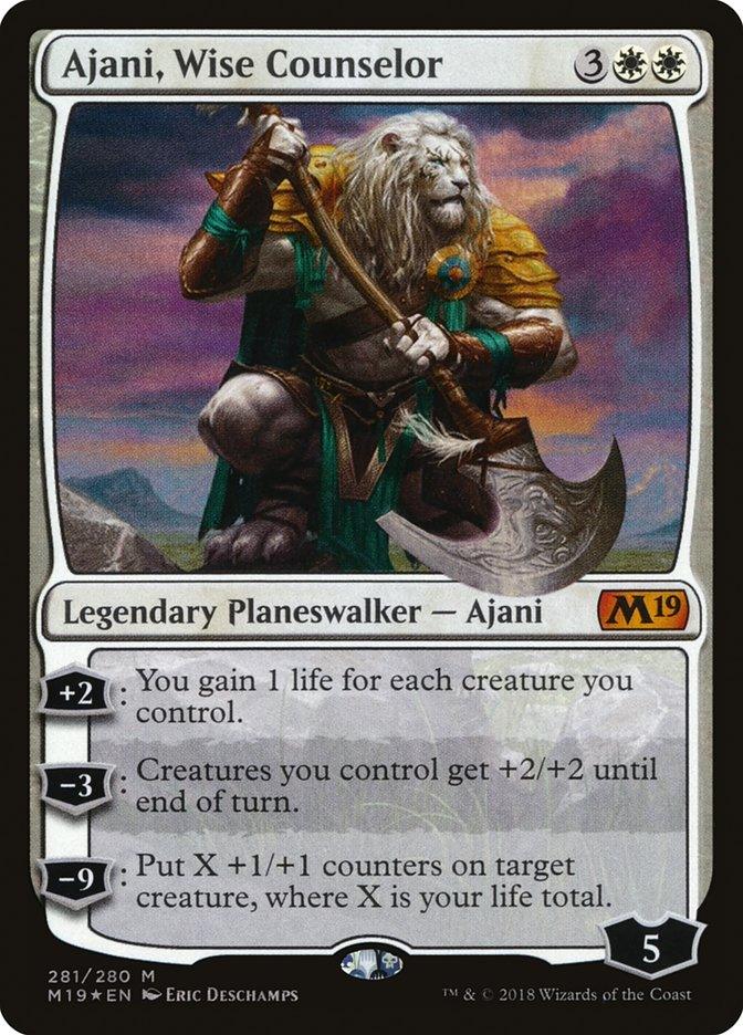 Ajani, Wise Counselor [Core Set 2019] - La Boîte Mystère ( The Mystery Box)
