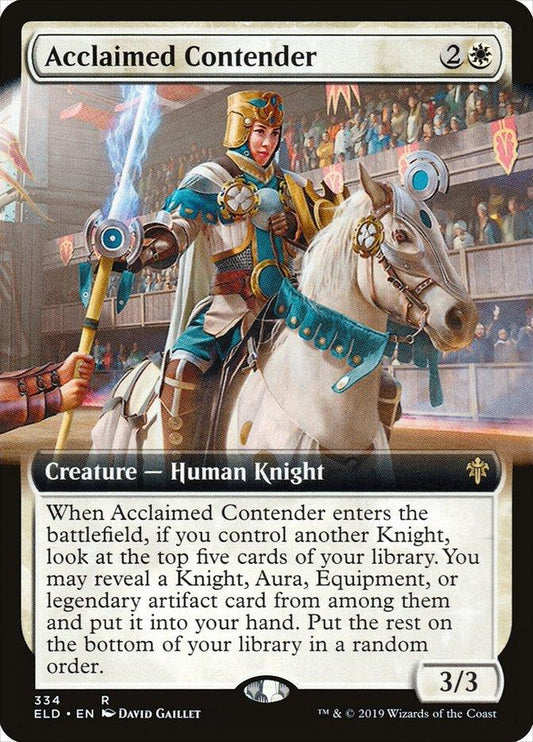 Acclaimed Contender (Extended) [Throne of Eldraine] - La Boîte Mystère ( The Mystery Box)