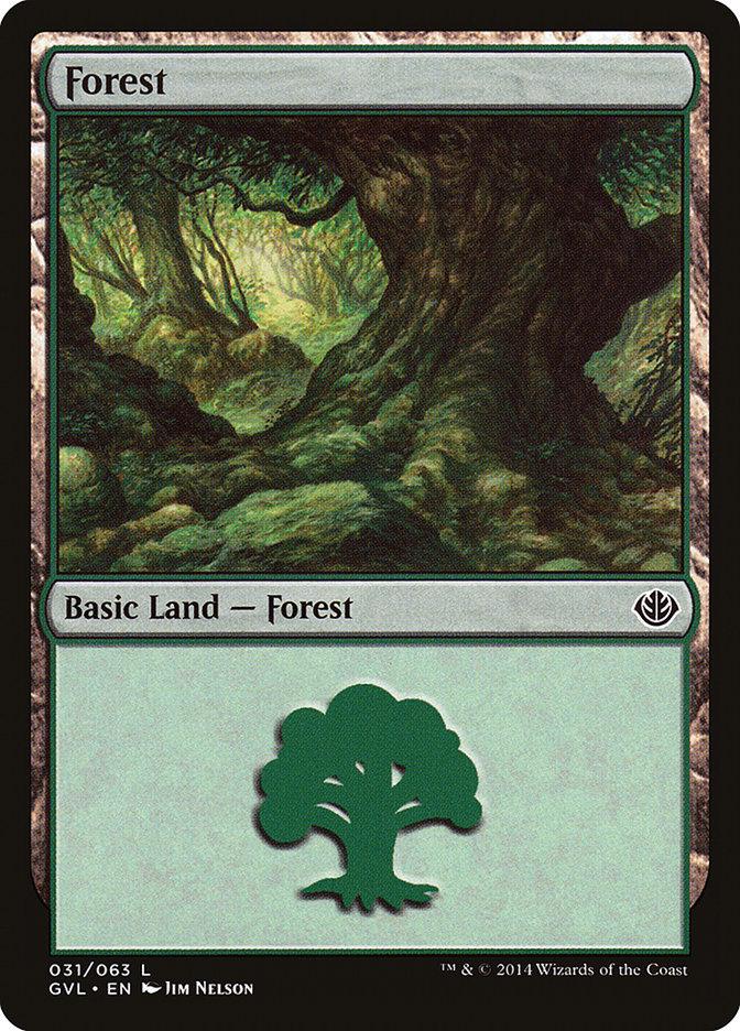 Forest (31) (Garruk vs. Liliana) [Duel Decks Anthology] - La Boîte Mystère ( The Mystery Box)