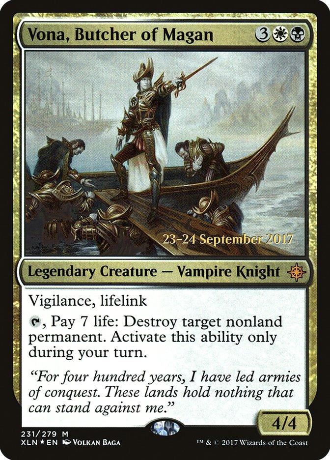 Vona, Butcher of Magan [Ixalan Prerelease Promos] - La Boîte Mystère ( The Mystery Box)