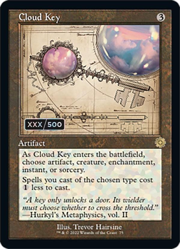 Cloud Key (Retro Schematic) (Serial Numbered) [The Brothers' War Retro Artifacts] - La Boîte Mystère ( The Mystery Box)